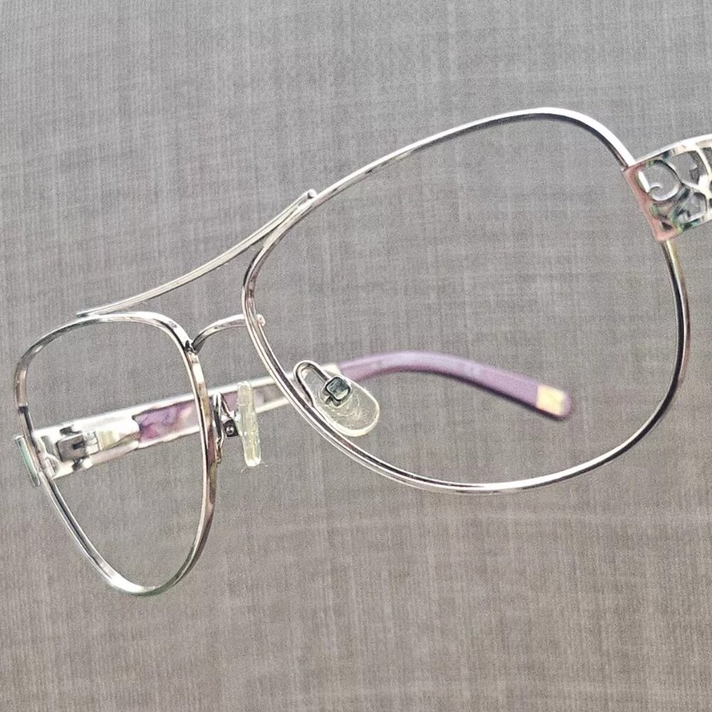 SAKS Fifth Avenue Women Glasses/Sunglasses Frame Gold Tone EQ6 WQ Eyeglasses